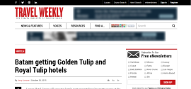 Batam getting Golden Tulip and Royal Tulip hotels