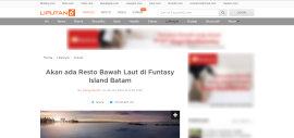 Akan ada Resto Bawah Laut di Funtasy Island Batam